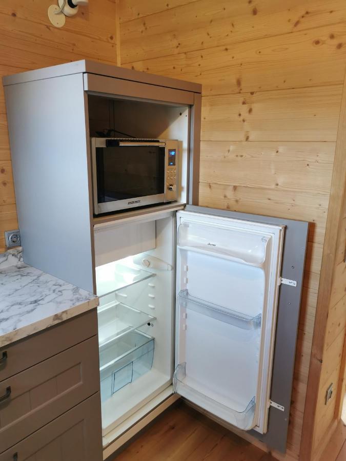 Das Paradieschen Edlitz - Stilvolles Blockhaus Mit Kamin Bagian luar foto